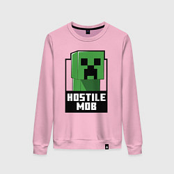 Женский свитшот Minecraft hostile mob