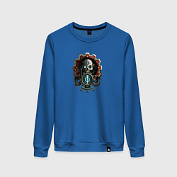 Свитшот хлопковый женский Адептус Warhammer, цвет: синий
