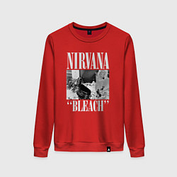 Женский свитшот Nirvana bleach black album