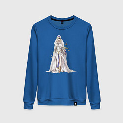 Свитшот хлопковый женский Дева Меча из Goblin Slayer, цвет: синий