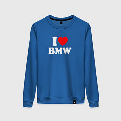 Женский свитшот I love my BMW