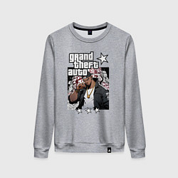 Женский свитшот Темнокожий бандит из GTA 6
