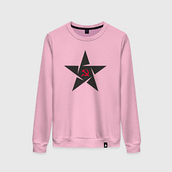 Женский свитшот Black star USSR