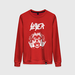 Женский свитшот Slayer rock dog