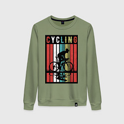 Женский свитшот Велосипедный спорт