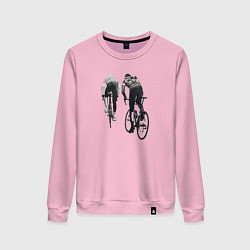 Женский свитшот Велосипедисты