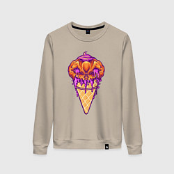 Женский свитшот Halloween ice cream