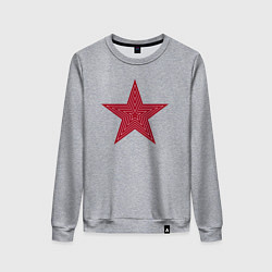 Женский свитшот USSR red star