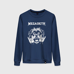 Женский свитшот Megadeth rock dog