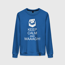 Женский свитшот Warhammer keep calm and waaagh