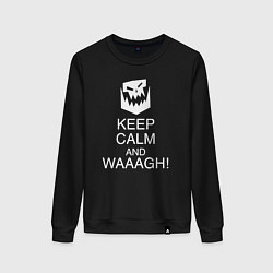 Женский свитшот Warhammer keep calm and waaagh