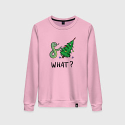 Женский свитшот Змей роняет елку