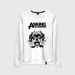 Женский свитшот Asking Alexandria - rock dog