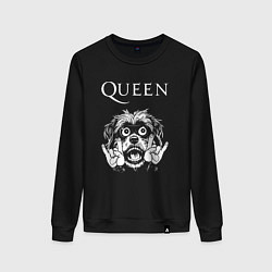 Женский свитшот Queen rock dog