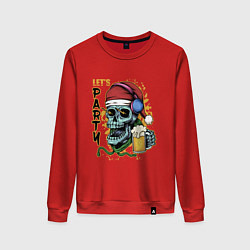 Женский свитшот Skull Santa