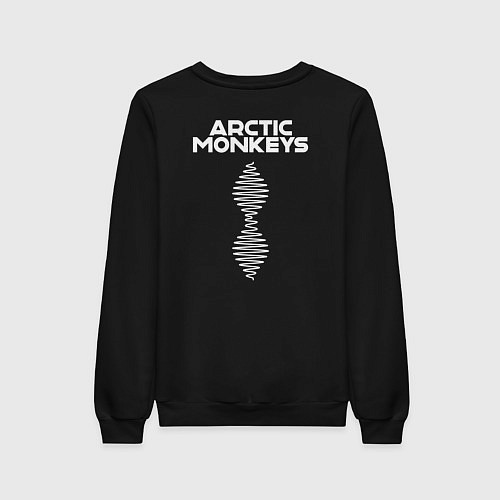 Женский свитшот Arctic Monkeys логотип / Черный – фото 2