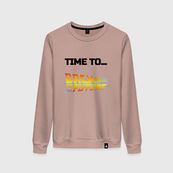 Женский свитшот Time to back to the future