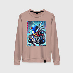 Женский свитшот Sonic-Venom - ai art fantasy