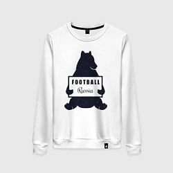 Женский свитшот Bear football