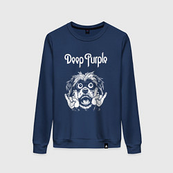 Женский свитшот Deep Purple rock dog