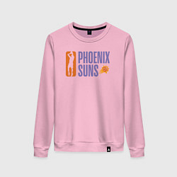 Свитшот хлопковый женский Phoenix Suns play, цвет: светло-розовый