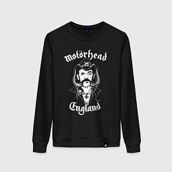 Свитшот хлопковый женский Motorhead - Лемми, цвет: черный