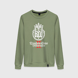 Свитшот хлопковый женский Kingdom Come Deliverance 2, цвет: авокадо