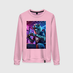 Женский свитшот Крутой волчара - киберспорт