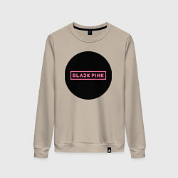 Женский свитшот Blackpink logotype - group of South Korea