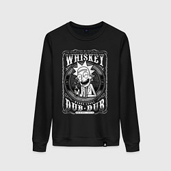 Свитшот хлопковый женский Виски Рика, цвет: черный
