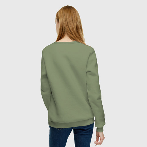 Женский свитшот Батоно нарезная республика кухня / Авокадо – фото 4