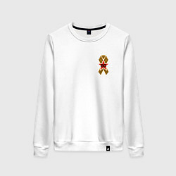 Женский свитшот Значок 80 лет победы