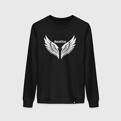 Женский свитшот Крылья риэлтора