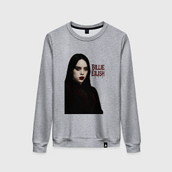 Женский свитшот Билли Айлиш готический стиль