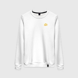 Свитшот хлопковый женский Sunny Warm, цвет: белый