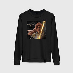 Свитшот хлопковый женский Clair Obscur Expedition 33 Maelle, цвет: черный