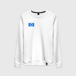 Свитшот хлопковый женский Squid Game labyrinth, цвет: белый