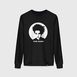 Свитшот хлопковый женский Группа The Cure, цвет: черный