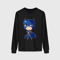 Свитшот хлопковый женский Baby Batman, цвет: черный