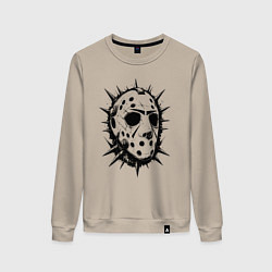 Женский свитшот Шипастая хоккейная маска