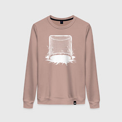 Женский свитшот Хоккейная рамка