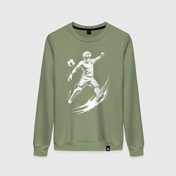 Женский свитшот Аниме удар в футболе