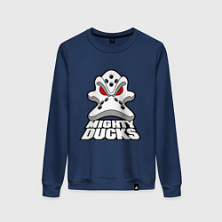 Свитшот хлопковый женский HC Anaheim Ducks, цвет: тёмно-синий
