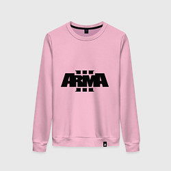 Свитшот хлопковый женский Arma 3, цвет: светло-розовый