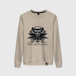Свитшот хлопковый женский The Witcher 3, цвет: миндальный