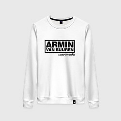 Свитшот хлопковый женский Armin van Buuren, цвет: белый