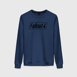 Свитшот хлопковый женский Fallout 4, цвет: тёмно-синий