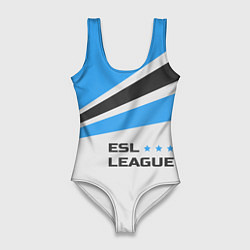 Купальник-боди 3D женский ESL league, цвет: 3D-принт