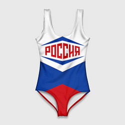 Купальник-боди 3D женский Россия 2016, цвет: 3D-принт
