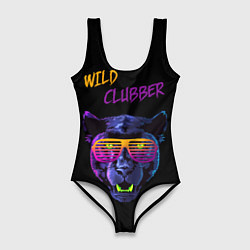 Купальник-боди 3D женский Wild Clubber, цвет: 3D-принт